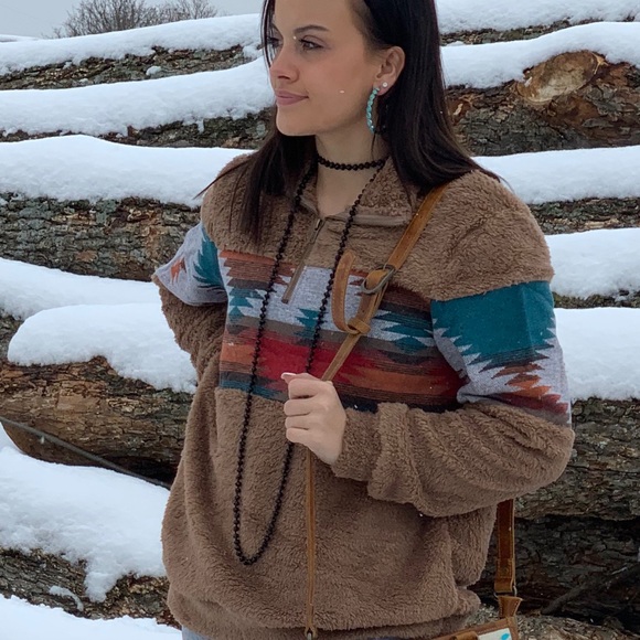 Jackets & Blazers - 🔥HOST PICK🔥Aztec Sherpa Pullover